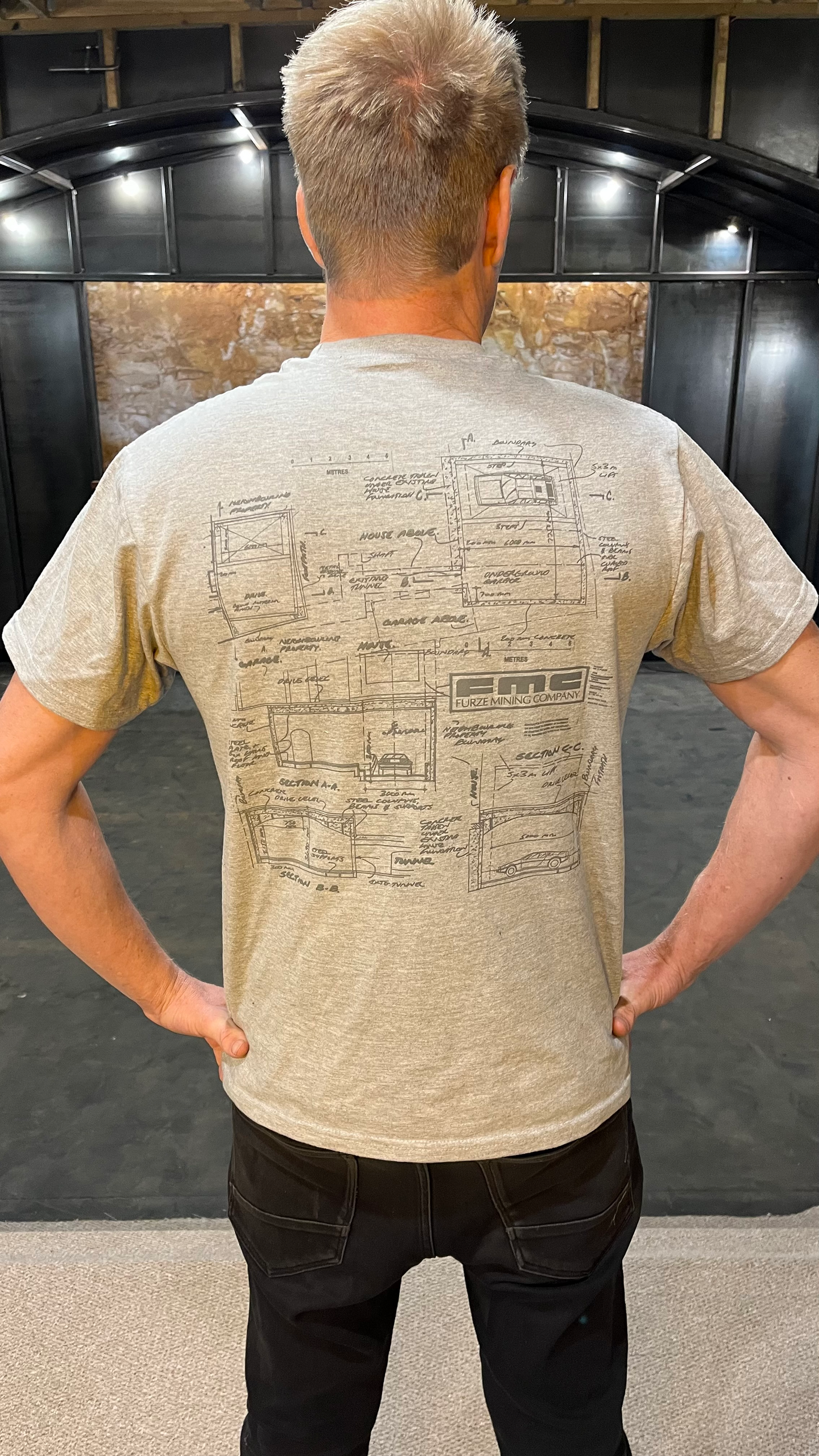 Kids Furze FMC Logo T-shirt - Grey