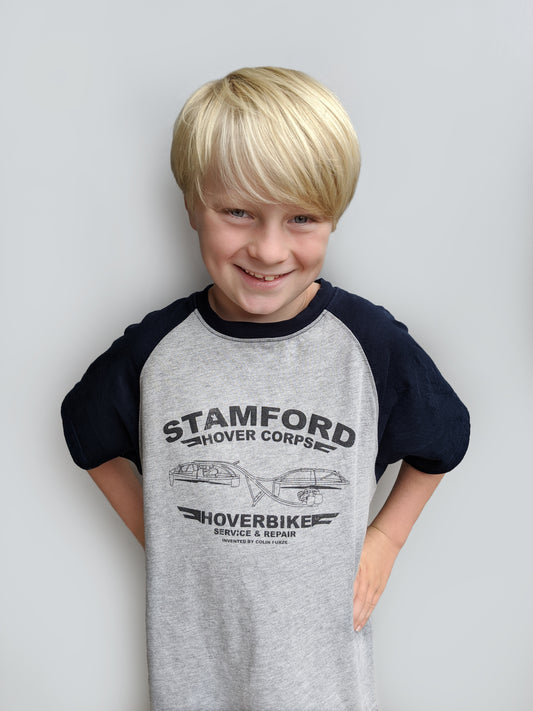 Kids' Stamford Hovercorps T-Shirt - Grey/Navy