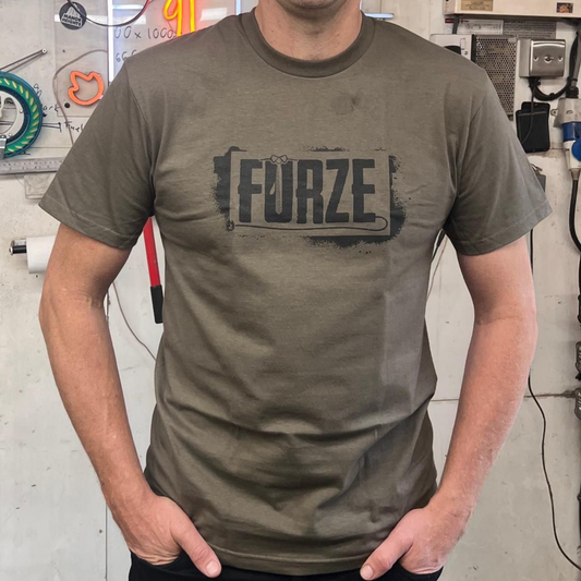 Furze Logo T-Shirt - Olive
