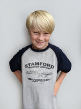 Load image into Gallery viewer, Kids&#39; Stamford Hovercorps T-Shirt - Grey/Navy
