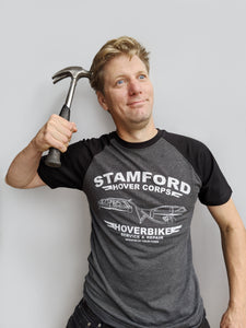 Stamford Hovercorps T-Shirt - Grey/Charcoal (Size XXL)