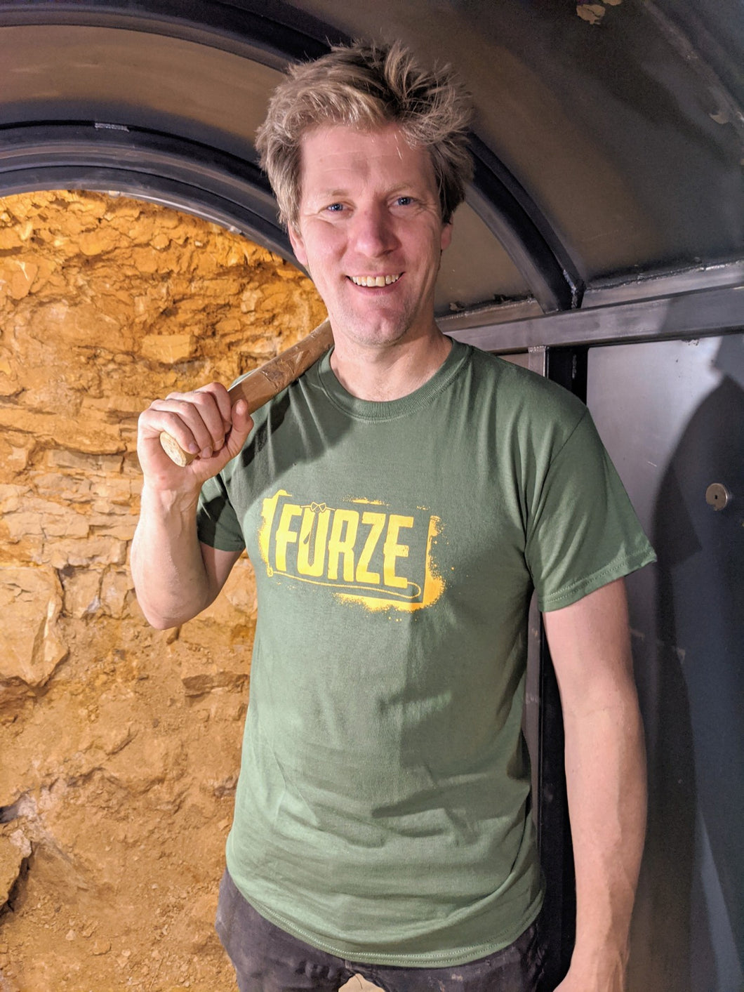 Furze Logo T-shirt - Khaki
