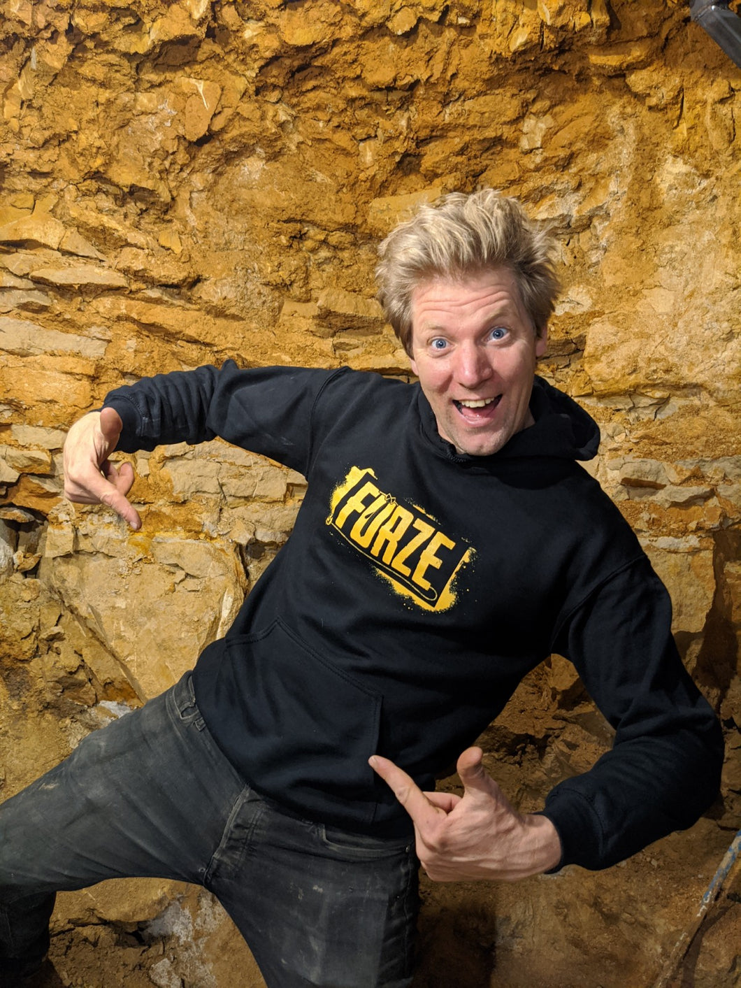 Furze Logo Hoodie - Black